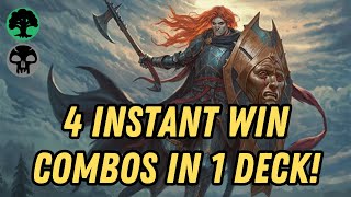 4 Instant Win Combos in 1 Deck lol!  Aetherdrift Standard MTG Arena.