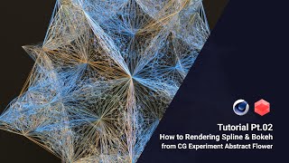 How to  Rendering Splines \u0026 Bokeh | C4D and Redshift tutorial beginner | Tutorial Pt.02