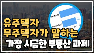 유주택자 vs 무주택자가 말하는 가장 시급한 부동산 과제