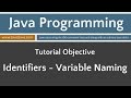 Learn Java Programming - Variable (Identifier) Naming Tutorial