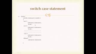 Core java tutorial part -29 switch case statement in java