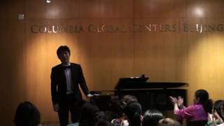 Nansong Huang Piano Recital at Columbia Global Centers in Beijing