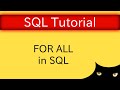SQL Tutorial - Expressing 