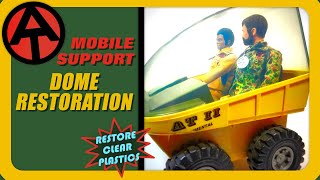 GI Joe Adventure Team Mobile Support Dome Restoration | Clear Plastic Vintage