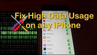 Fix High Data Usage on any iPhone easily