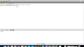 AppleScript tutorial 4 - Getting user input