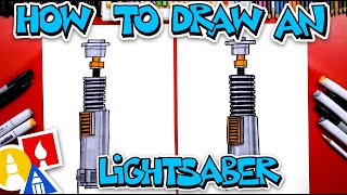 How To Draw A Lightsaber From Star Wars