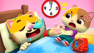 Baby Learns to Be on Time | Good Habits | Good Manners | Nursery Rhymes \u0026 Kids Song | Mimi and Daddy