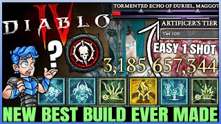 Diablo 4 - New Best TRILLION Damage Necromancer Minion Build - 1 Shot ANY Boss &