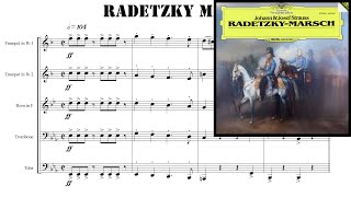 Brass Quintet - Radetzky march 【Membership Only】