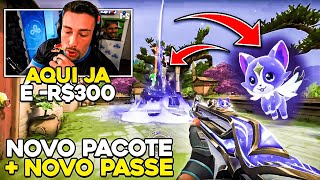 TCK REAGINDO ao NOVO PACOTE ASAS ONÍRICAS do VALORANT!(saiu o novo passe de batalha!)