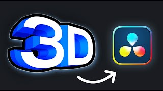How To Make 3D Text in 1 Minute (DaVinci Tutorial)