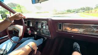 1979 Lincoln Mark V Driving Video! 6300 MILES! You MUST CHECK OUT THE PAINT! Popping in the Sunshine