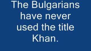 Origins of the Bulgarians