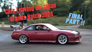 Go Japan Brands Hatch 2024 Cars Leaving Final Part !!