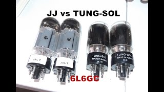 JJ 6L6GC vs TUNG SOL Re issue 6L6GC tube comparison tone test