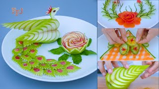 Cute Arts of Fruit & Vegetable Carving | Creative Design & Decoration Ideas in Food