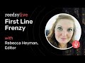 First Line Frenzy™ #13: An Editor Reviews Your Opening Line | Reedsy Live