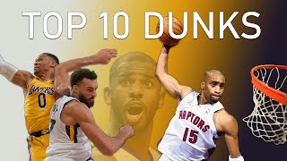 Les 10 plus gros dunks dans l’histoire de la NBA