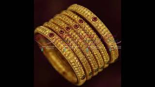 #shorts Jewelsmart One Gram Gold Bangles 6 Pieces Set Bridal Jewellery Ideas Online