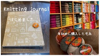 Knitting journalはじめました🐏年初めの購入品