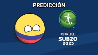 Predicción Sudamericano Sub-20 Colombia 2023