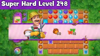 Gardenscapes Super Hard Level 248 | No Boosters | Playrix