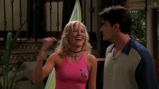 Charlie TAKES CARE of Evelyn - Two And a Half Men