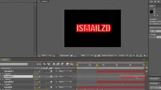 After effects cs4 Tutorial | Flying text | Text series (basic)