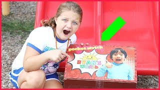Scavenger Hunt at The Park Playground For Kids For RYAN TOYSREVIEW Squishy Toys, Blind Bags TOYS!!