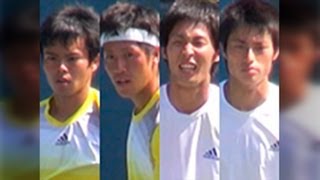 関東学生テニス(平成25年度) 決勝 田川／遠藤 VS 古田／今井