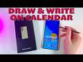 How to Draw & Write On Samsung Galaxy S24 Ultra Calendar: Easy Steps