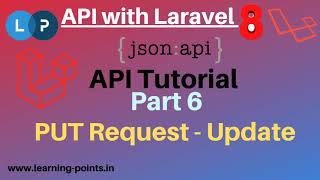 Create PUT API | How to update data using API | API Tutorial with Laravel 8 | Learning Points