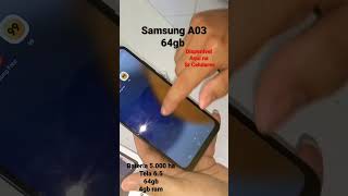 Celular Samsung A03 64gb 4gb ram bateria 5.000ha