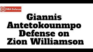 Giannis Antetokounmpo Defense on Zion Williamson / Jan 29, 2021