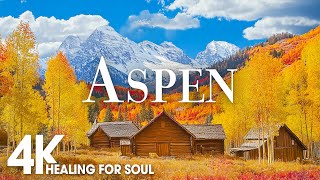 Aspen, Colorado 4K - Stunning Fall Foliage, Golden Aspens, and Majestic Mountain Views