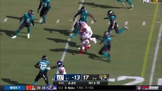 Saquon Barkley Insane Juke And Run Vs Jaguars