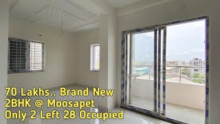 1175 Sft Brand New 2BHK Flats For sale in Moosapet Hyderabad