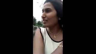 Swathi Naidu Bike Riding With Friend