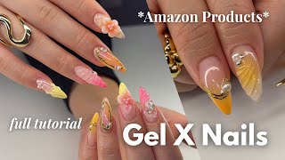 Watch Me Do A Full Gel X Set Using Amazon Products Step By Step