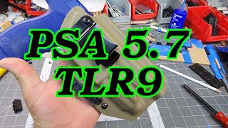 Making an IWb holster for the PSA Rock 5.7 With TLR9