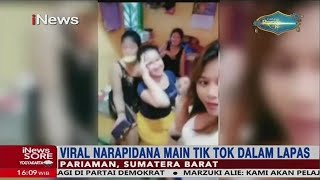 Viral! Beredar Video Narapidana Main TikTok di Lapas Pariaman, Sumbar -  iNews Sore 31/03
