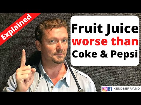 What percentage of fruit juice is water?