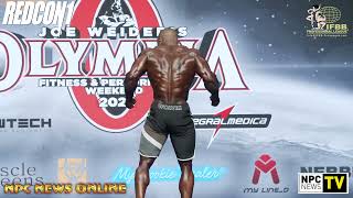 2023 IFBB Pro League Men’s Physique Olympia Brandon Hendrickson Prejudging Posing 4K Video