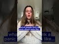 What people think a panic attack looks like...