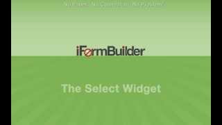 iFormBuilder Widget: The Select Widget