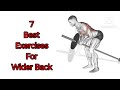 7 Best Exercises For Wider Back l Mohit Fitness