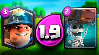 CRIEI O DECK 1.9 MAIS IRRITANTE E MAIS RÁPIDO PRA DEIXAR TODOS OPONENTES LOUCOS NO CLASH ROYALE