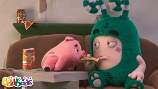 Amor a primeira Pizza🍕❤️ |  Oddbods Brasil | Esportes e Jogos | Moonbug Crianças