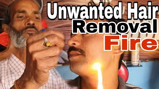 Fire Face Clean-Up Head Massage by Manoj master - Legendary Indian Barber - Asmr Massage